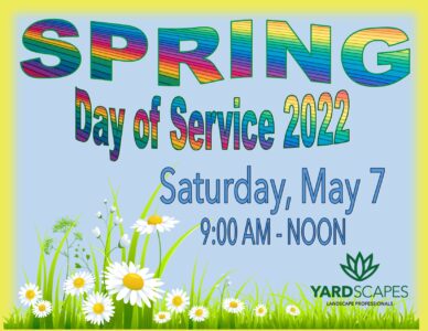 Spring Day of Service Announcement